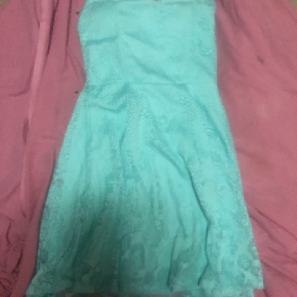 Aqua blue Dress